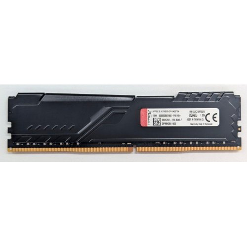 Купить Озу HyperX DDR4 8GB 3200Mhz Fury Black (HX432C16FB3/8) (Восстановлено продавцом, 784316) с проверкой совместимости: обзор, характеристики, цена в Киеве, Днепре, Одессе, Харькове, Украине | интернет-магазин TELEMART.UA фото