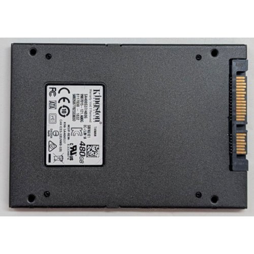 Купить Ssd-диск Kingston SSDNow A400 TLC 480GB 2.5'' (SA400S37/480G) (Восстановлено продавцом, 784321) с проверкой совместимости: обзор, характеристики, цена в Киеве, Днепре, Одессе, Харькове, Украине | интернет-магазин TELEMART.UA фото
