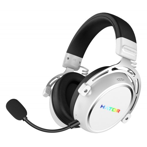 Купити Навушники HATOR Hypergang 3 Wireless (ESH56) White - ціна в Києві, Львові, Вінниці, Хмельницькому, Франківську, Україні | інтернет-магазин TELEMART.UA фото