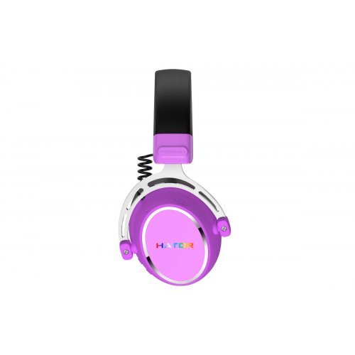 Навушники HATOR Hypergang 3 Wireless (ESH52) Cyber Violet купити в Україні: Київ, Львів, Хмельницький, Тернопіль, Івано-Франківськ | Низька ціна, відгуки, характеристики від TELEMART фото