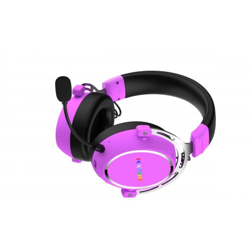 Навушники HATOR Hypergang 3 Wireless (ESH52) Cyber Violet купити в Україні: Київ, Львів, Хмельницький, Тернопіль, Івано-Франківськ | Низька ціна, відгуки, характеристики від TELEMART фото