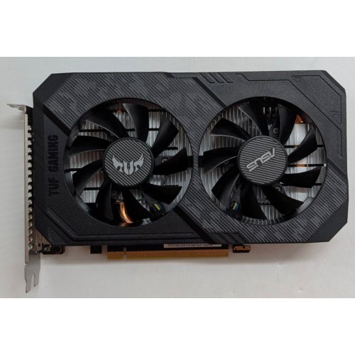 Купить Видеокарта Asus TUF GeForce GTX 1650 Gaming OC 4096MB (TUF-GTX1650-O4GD6-P-GAMING) (Восстановлено продавцом, 784367) с проверкой совместимости: обзор, характеристики, цена в Киеве, Днепре, Одессе, Харькове, Украине | интернет-магазин TELEMART.UA фото