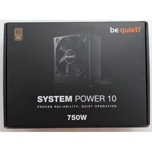 Купить Блок питания Be Quiet! System Power 10 750W (BN329) (Восстановлено продавцом, 784550) с проверкой совместимости: обзор, характеристики, цена в Киеве, Днепре, Одессе, Харькове, Украине | интернет-магазин TELEMART.UA фото