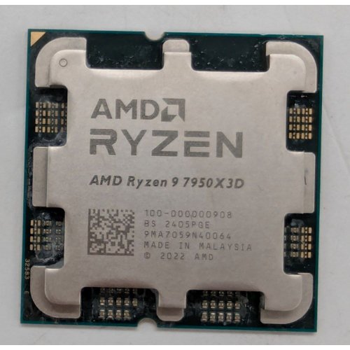 Купить Процессор AMD Ryzen 9 7950X3D 4.2(5.7)GHz 128MB sAM5 Box (100-100000908WOF) (Восстановлено продавцом, 784563) с проверкой совместимости: обзор, характеристики, цена в Киеве, Днепре, Одессе, Харькове, Украине | интернет-магазин TELEMART.UA фото