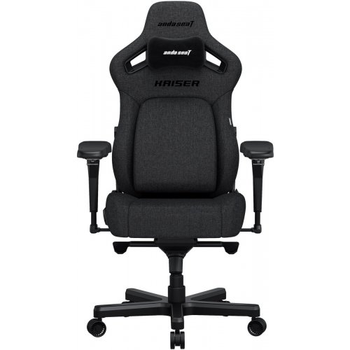 Купить Игровое кресло Anda Seat Kaiser 4 L Fabric (AD12YDDC-L-20-GB-CF) Dark Gray - цена в Харькове, Киеве, Днепре, Одессе
в интернет-магазине Telemart фото
