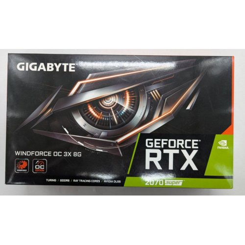 Купить Видеокарта Gigabyte GeForce RTX 2070 SUPER WindForce OC 3X 8192MB (GV-N207SWF3OC-8GD) (Восстановлено продавцом, 784582) с проверкой совместимости: обзор, характеристики, цена в Киеве, Днепре, Одессе, Харькове, Украине | интернет-магазин TELEMART.UA фото