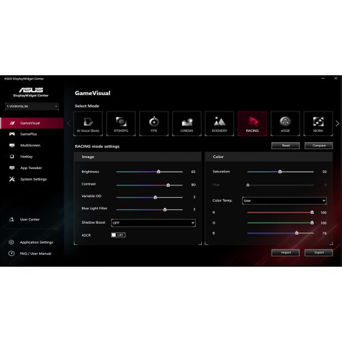 Купити Монітор Asus 27" TUF Gaming VG279QML5A (90LM0C20-B01171) Black - ціна в Києві, Львові, Вінниці, Хмельницькому, Франківську, Україні | інтернет-магазин TELEMART.UA фото