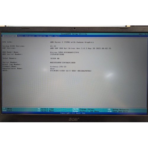 Купить Ноутбук Acer Extensa 15 EX215-23-R01B (NX.EH3EU.00F) (Восстановлено продавцом, 784629) - цена в Харькове, Киеве, Днепре, Одессе
в интернет-магазине Telemart фото