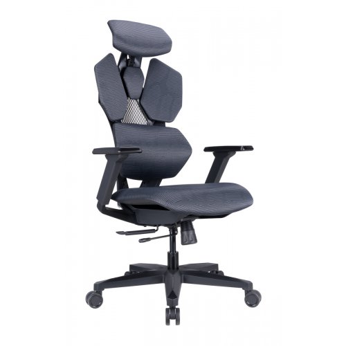 Купить Игровое кресло GamePro GCM140 Mesh Black - цена в Харькове, Киеве, Днепре, Одессе
в интернет-магазине Telemart фото