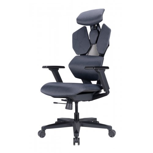 Купить Игровое кресло GamePro GCM140 Mesh Black - цена в Харькове, Киеве, Днепре, Одессе
в интернет-магазине Telemart фото