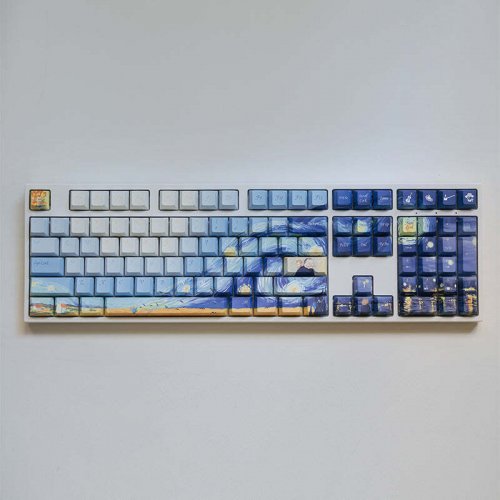 Купить Набор кейкапов Varmilo 130Keys Van Gogh Cherry Profile Keycap Set (130K-110FA-R-V) - цена в Харькове, Киеве, Днепре, Одессе
в интернет-магазине Telemart фото
