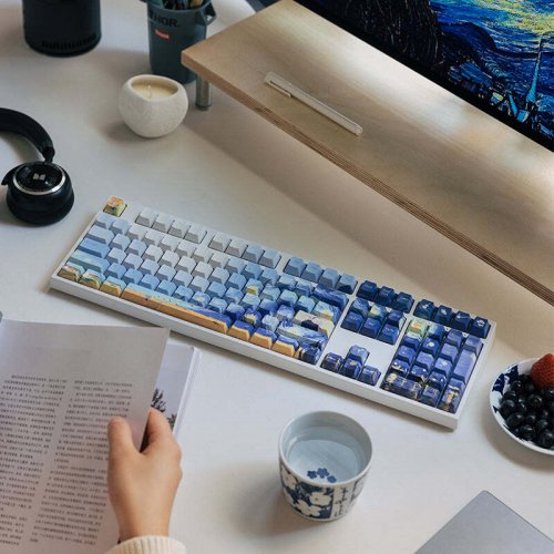 Купить Набор кейкапов Varmilo 130Keys Van Gogh Cherry Profile Keycap Set (130K-110FA-R-V) - цена в Харькове, Киеве, Днепре, Одессе
в интернет-магазине Telemart фото