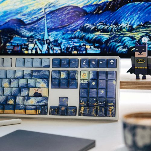 Купить Набор кейкапов Varmilo 130Keys Van Gogh Cherry Profile Keycap Set (130K-110FA-R-V) - цена в Харькове, Киеве, Днепре, Одессе
в интернет-магазине Telemart фото