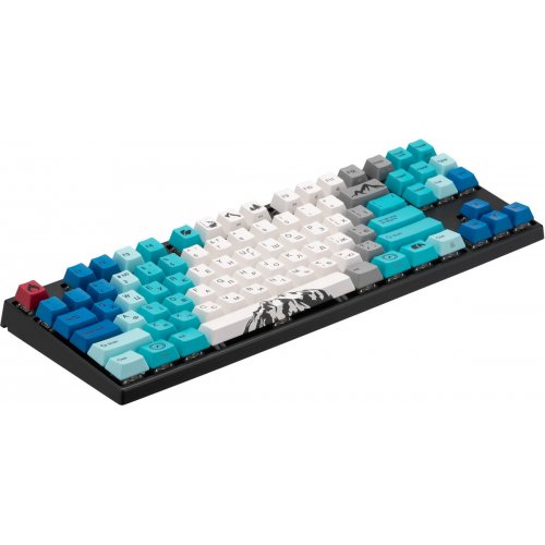 Купить Клавиатура Varmilo APG87 Summit R1 Daisy L (A94A050F9A5A17A007) Blue - цена в Харькове, Киеве, Днепре, Одессе
в интернет-магазине Telemart фото