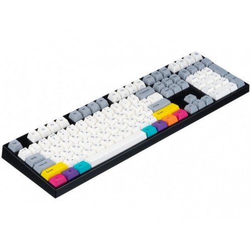 Купить Клавиатура Varmilo APT108 CMYK Kailh Prestige Red (A93A024D4A5A17A007) Grey/White - цена в Харькове, Киеве, Днепре, Одессе
в интернет-магазине Telemart фото
