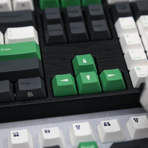 Купить Клавиатура Varmilo APT108 Panda R2 Kailh Prestige Silent (A93A029F8A5A17A007) Black/Green - цена в Харькове, Киеве, Днепре, Одессе
в интернет-магазине Telemart фото