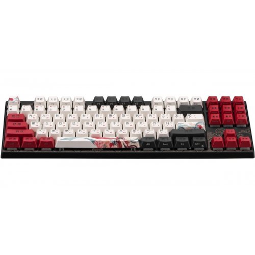 Купить Клавиатура Varmilo APT87 Beijing Opera Kailh Prestige Red (A92A028D4A5A17A025) Black/Red - цена в Харькове, Киеве, Днепре, Одессе
в интернет-магазине Telemart фото