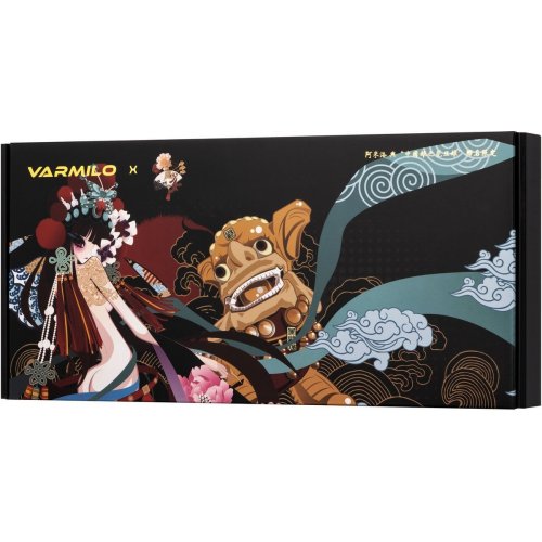Купить Клавиатура Varmilo APT87 Beijing Opera Daisy L (A92A028F9A5A17A025) Black/Red - цена в Харькове, Киеве, Днепре, Одессе
в интернет-магазине Telemart фото