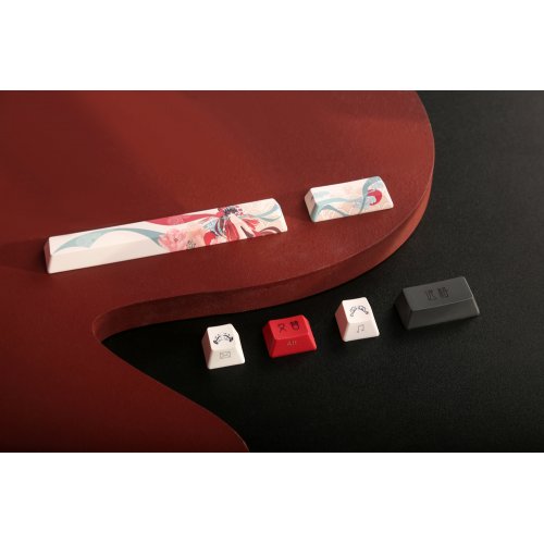 Купить Клавиатура Varmilo APT87 Beijing Opera G Pro 2.0 Yellow (A92A028E2A5A17A025) Black/Red - цена в Харькове, Киеве, Днепре, Одессе
в интернет-магазине Telemart фото