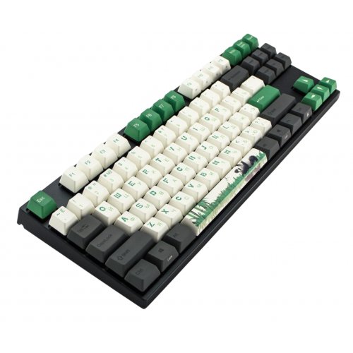 Купить Клавиатура Varmilo APT87 Panda R2 Kailh Prestige Red (A92A029D4A5A17A007) Black/Green - цена в Харькове, Киеве, Днепре, Одессе
в интернет-магазине Telemart фото