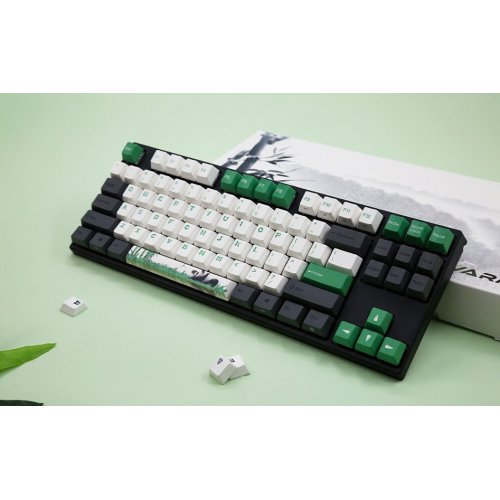 Купити Клавіатура Varmilo APT87 Panda R2 Daisy L (A92A029F9A5A17A007) Black/Green - ціна в Києві, Львові, Вінниці, Хмельницькому, Франківську, Україні | інтернет-магазин TELEMART.UA фото
