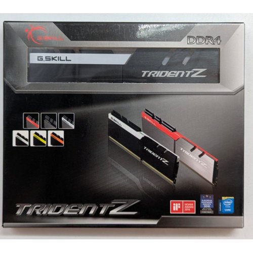 Купить Озу G.Skill DDR4 16GB (2x8GB) 3200Mhz Trident Z (F4-3200C16D-16GTZKW) (Восстановлено продавцом, 784724) с проверкой совместимости: обзор, характеристики, цена в Киеве, Днепре, Одессе, Харькове, Украине | интернет-магазин TELEMART.UA фото