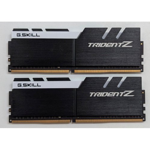 Купить Озу G.Skill DDR4 16GB (2x8GB) 3200Mhz Trident Z (F4-3200C16D-16GTZKW) (Восстановлено продавцом, 784724) с проверкой совместимости: обзор, характеристики, цена в Киеве, Днепре, Одессе, Харькове, Украине | интернет-магазин TELEMART.UA фото