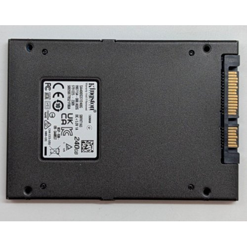 Купить Ssd-диск Kingston SSDNow A400 TLC 240GB 2.5'' (SA400S37/240G) (Восстановлено продавцом, 784730) с проверкой совместимости: обзор, характеристики, цена в Киеве, Днепре, Одессе, Харькове, Украине | интернет-магазин TELEMART.UA фото
