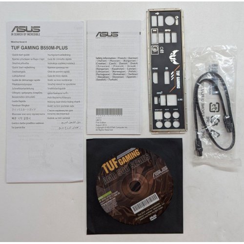 Материнська плата Asus TUF GAMING B550M-PLUS (sAM4, AMD B550) (Відновлено продавцем, 784747) купити з перевіркою сумісності: огляд, характеристики, ціна у Києві, Львові, Вінниці, Хмельницькому, Івано-Франківську, Україні | інтернет-магазин TELEMART.UA фото