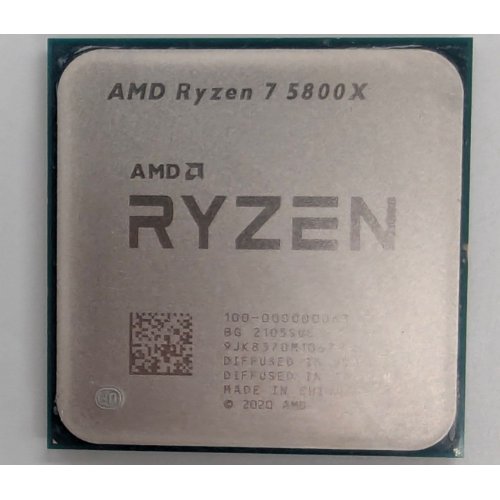 Купить Процессор AMD Ryzen 7 5800X 3.8(4.7)GHz 32MB sAM4 Tray (100-000000063) (Восстановлено продавцом, 784748) с проверкой совместимости: обзор, характеристики, цена в Киеве, Днепре, Одессе, Харькове, Украине | интернет-магазин TELEMART.UA фото