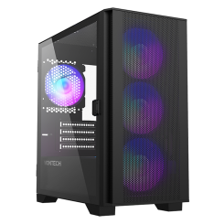 Корпус Montech Air 100 ARGB без БЖ Black (Відновлено продавцем, 784770)