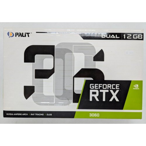 Відеокарта Palit GeForce RTX 3060 Dual OC 12288MB (NE63060T19K9-190AD) (Відновлено продавцем, 784902) купити з перевіркою сумісності: огляд, характеристики, ціна у Києві, Львові, Вінниці, Хмельницькому, Івано-Франківську, Україні | інтернет-магазин TELEMART.UA фото