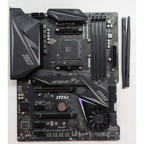 Купить Материнская плата MSI MPG X570 GAMING EDGE WIFI (sAM4, AMD X570) (Восстановлено продавцом, 784908) с проверкой совместимости: обзор, характеристики, цена в Киеве, Днепре, Одессе, Харькове, Украине | интернет-магазин TELEMART.UA фото