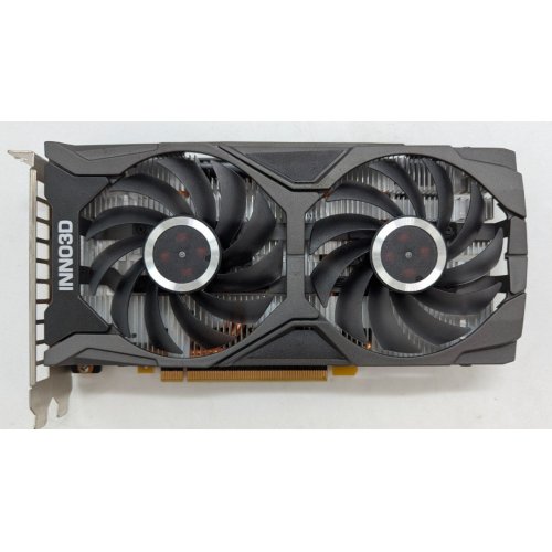 Відеокарта Inno3D GeForce GTX 1660 Twin X2 OC RGB 6144MB (N16602-06D5X-1521VA15LB) (Відновлено продавцем, 784933) купити з перевіркою сумісності: огляд, характеристики, ціна у Києві, Львові, Вінниці, Хмельницькому, Івано-Франківську, Україні | інтернет-магазин TELEMART.UA фото