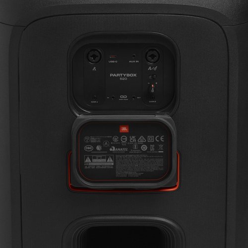 Купити Портативна акустика JBL PartyBox 520 (JBLPARTYBOX520EU) Black - ціна в Києві, Львові, Вінниці, Хмельницькому, Франківську, Україні | інтернет-магазин TELEMART.UA фото