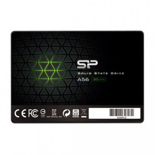 SSD-диск Silicon Power A56 TLC 128GB 2.5" (SP128GBSS3A56B25) (Відновлено продавцем, 784976) купити з перевіркою сумісності: огляд, характеристики, ціна у Києві, Львові, Вінниці, Хмельницькому, Івано-Франківську, Україні | інтернет-магазин TELEMART.UA фото