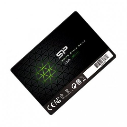 SSD-диск Silicon Power A56 TLC 128GB 2.5" (SP128GBSS3A56B25) (Відновлено продавцем, 784976) купити з перевіркою сумісності: огляд, характеристики, ціна у Києві, Львові, Вінниці, Хмельницькому, Івано-Франківську, Україні | інтернет-магазин TELEMART.UA фото