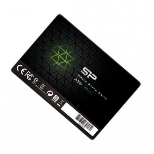 SSD-диск Silicon Power A56 TLC 128GB 2.5" (SP128GBSS3A56B25) (Відновлено продавцем, 784976) купити з перевіркою сумісності: огляд, характеристики, ціна у Києві, Львові, Вінниці, Хмельницькому, Івано-Франківську, Україні | інтернет-магазин TELEMART.UA фото