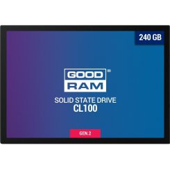SSD-диск GoodRAM CL100 Gen.2 TLC 240GB 2.5'' (SSDPR-CL100-240-G2) (Восстановлено продавцом, 784979)