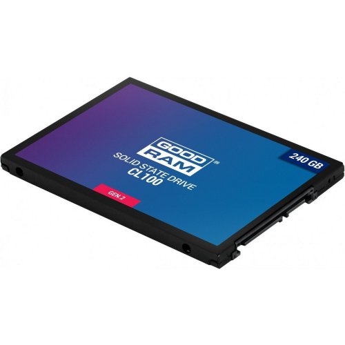 Купить SSD-диск GoodRAM CL100 Gen.2 TLC 240GB 2.5'' (SSDPR-CL100-240-G2) (Восстановлено продавцом, 784979) с проверкой совместимости: обзор, характеристики, цена в Киеве, Днепре, Одессе, Харькове, Украине | интернет-магазин TELEMART.UA фото