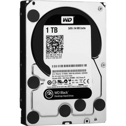 Купить Жесткий диск Western Digital Black 1TB 64MB 3.5" (WD1003FZEX-00K3CA0) (Восстановлено продавцом, 784984) с проверкой совместимости: обзор, характеристики, цена в Киеве, Днепре, Одессе, Харькове, Украине | интернет-магазин TELEMART.UA фото