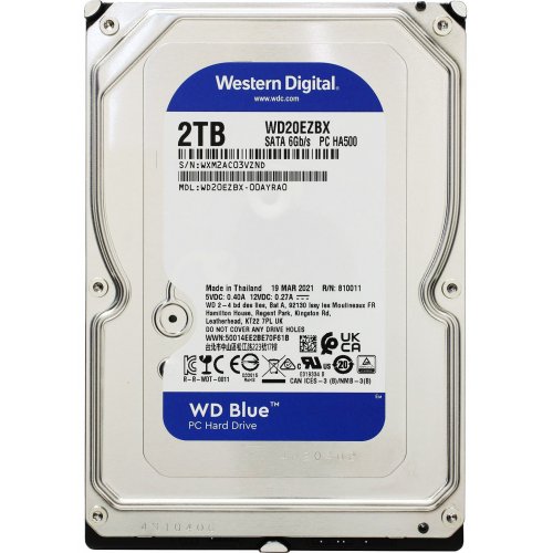 Жорсткий диск Western Digital Caviar Green 2TB 64MB 3.5" (WD20EZRX-22D8PB0) (Відновлено продавцем, 784988) купити з перевіркою сумісності: огляд, характеристики, ціна у Києві, Львові, Вінниці, Хмельницькому, Івано-Франківську, Україні | інтернет-магазин TELEMART.UA фото