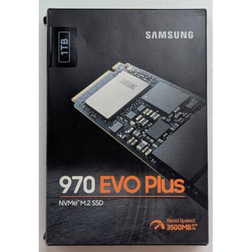 Ssd-диск Samsung 970 Evo Plus V-NAND 1TB M.2 (2280 PCI-E) (MZ-V7S1T0B) (Відновлено продавцем, 785019) купити з перевіркою сумісності: огляд, характеристики, ціна у Києві, Львові, Вінниці, Хмельницькому, Івано-Франківську, Україні | інтернет-магазин TELEMART.UA фото