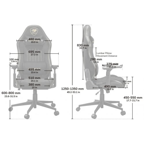 Купить Игровое кресло Cougar EXPLORE Royal F Gray - цена в Харькове, Киеве, Днепре, Одессе
в интернет-магазине Telemart фото