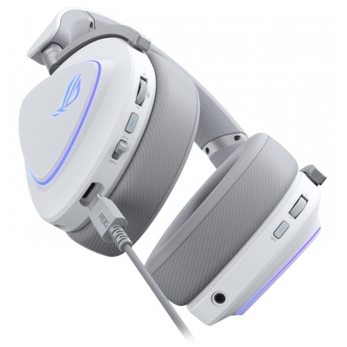 Купить Наушники Asus ROG Delta II (90YH03W0-BHUA10) White - цена в Харькове, Киеве, Днепре, Одессе
в интернет-магазине Telemart фото