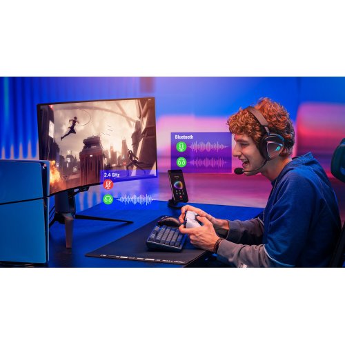 Купить Наушники Asus ROG Delta II (90YH03W0-BHUA10) White - цена в Харькове, Киеве, Днепре, Одессе
в интернет-магазине Telemart фото