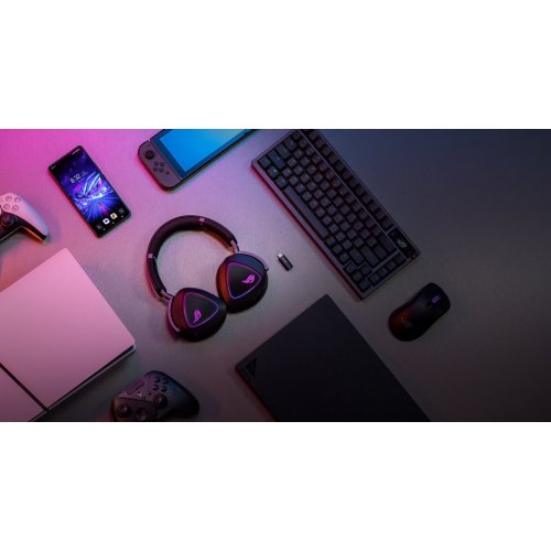 Купить Наушники Asus ROG Delta II (90YH03W0-BHUA10) White - цена в Харькове, Киеве, Днепре, Одессе
в интернет-магазине Telemart фото