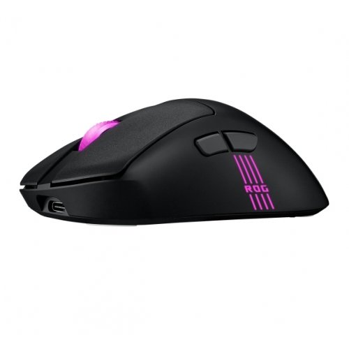 Купить Мышка Asus ROG Keris II Origin Wireless (90MP04A0-BMUA00) Black - цена в Харькове, Киеве, Днепре, Одессе
в интернет-магазине Telemart фото