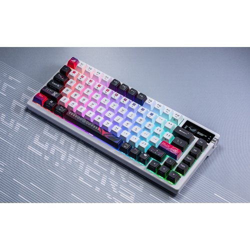 Купить Клавиатура Asus ROG Azoth X NX Snow V2 Switch (90MP044F-BKUA30) White - цена в Харькове, Киеве, Днепре, Одессе
в интернет-магазине Telemart фото