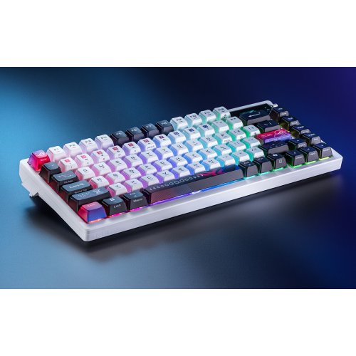 Купить Клавиатура Asus ROG Azoth X NX Snow V2 Switch (90MP044F-BKUA30) White - цена в Харькове, Киеве, Днепре, Одессе
в интернет-магазине Telemart фото